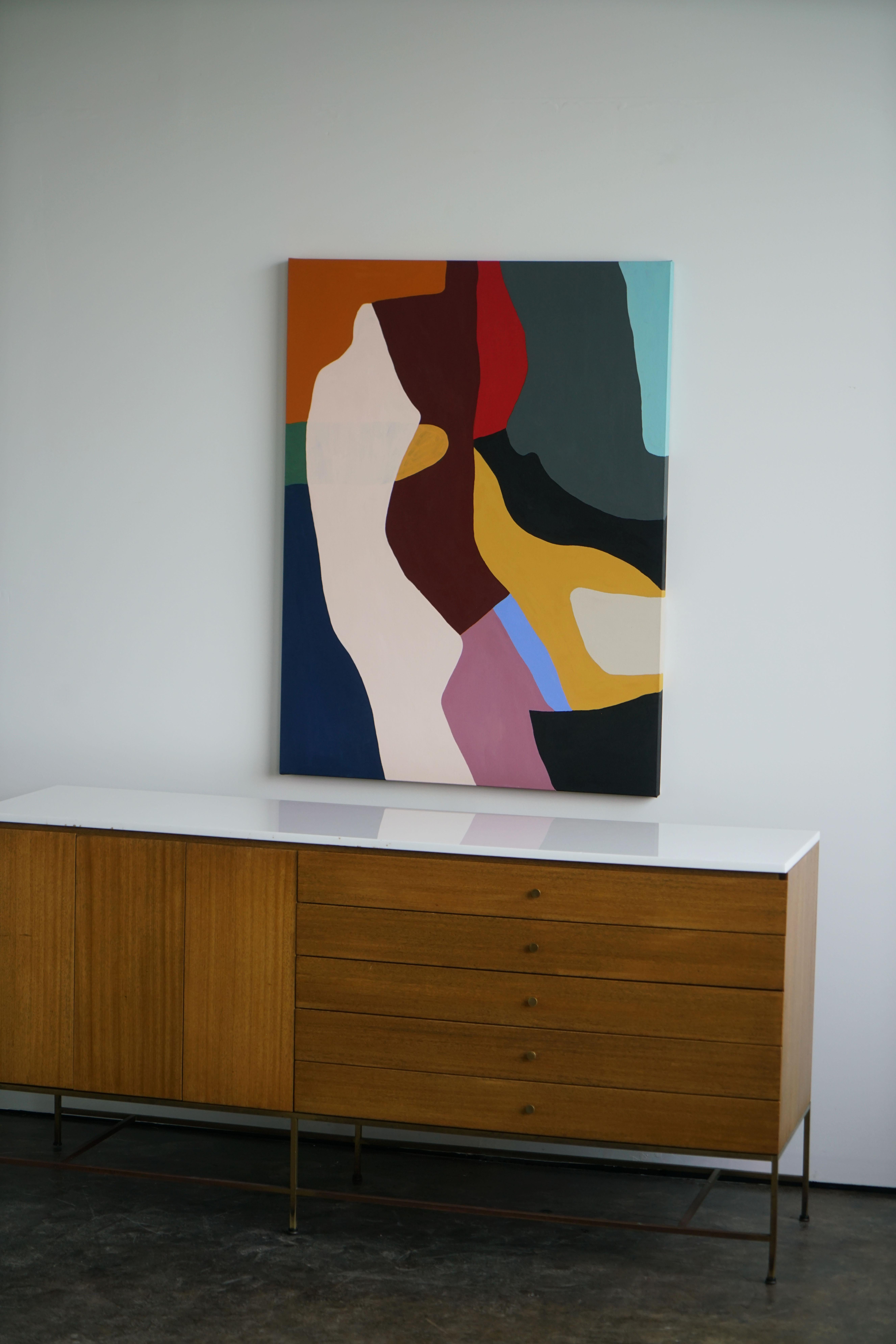 Quadro astratto di Ben Hanisch, 2022.

48