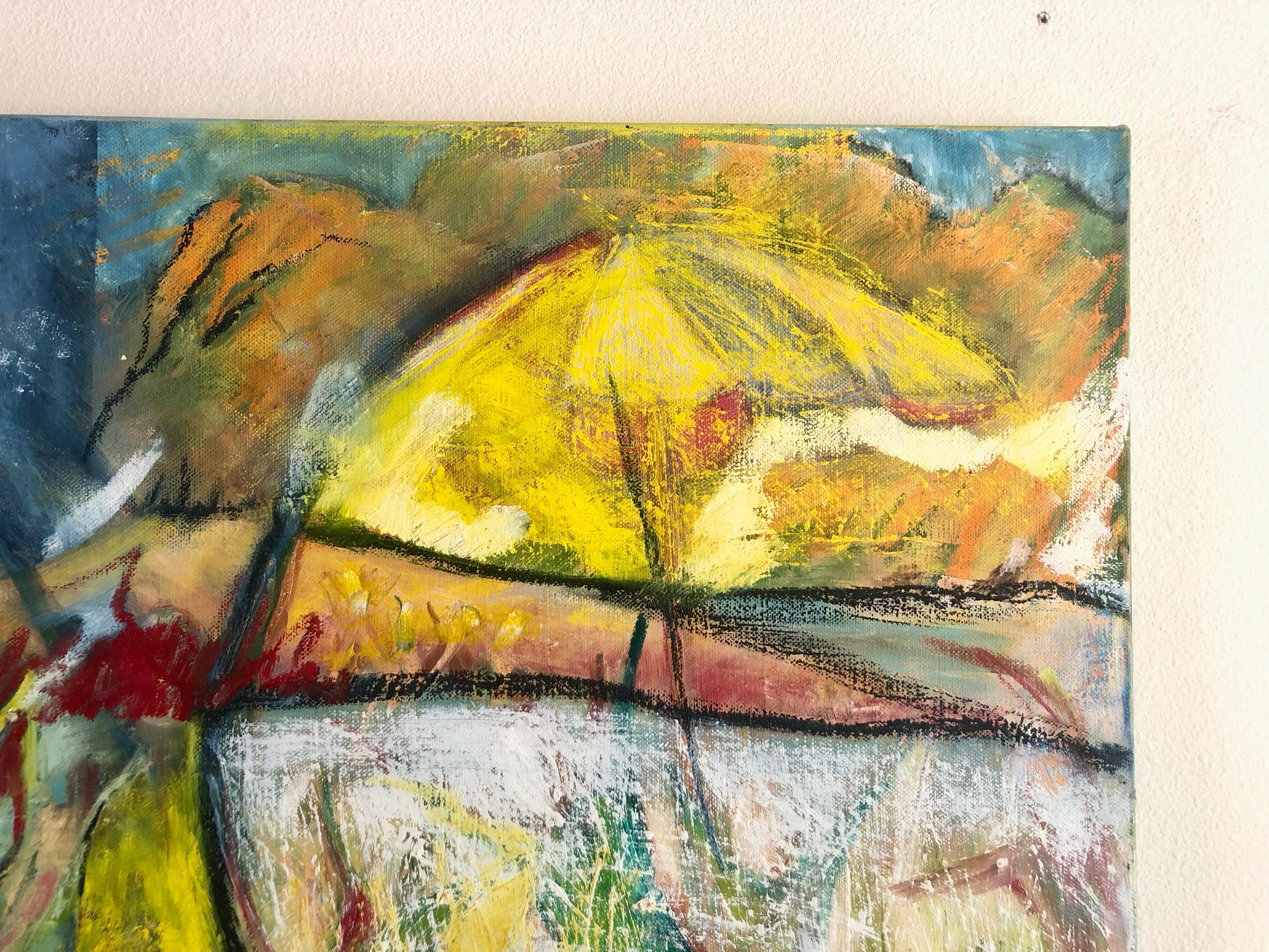 XX secolo Pittura astratta su tela in vendita