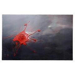 Pintura abstracta sobre lienzo firmada y fechada - Todaro 1961