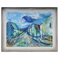 Abstract Painting Signed Bertelson
