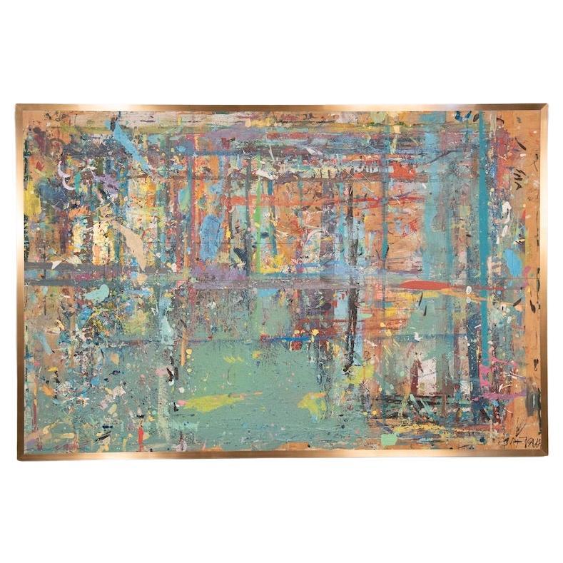 Abstraktes Gemälde signiert Taioli, Verona, 2008