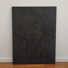 Abstract painting "Tic Tac Toe"