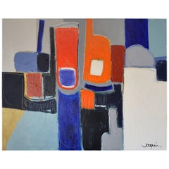 Abstract Painting Titled Color Manifesto by Kenneth Joaquin