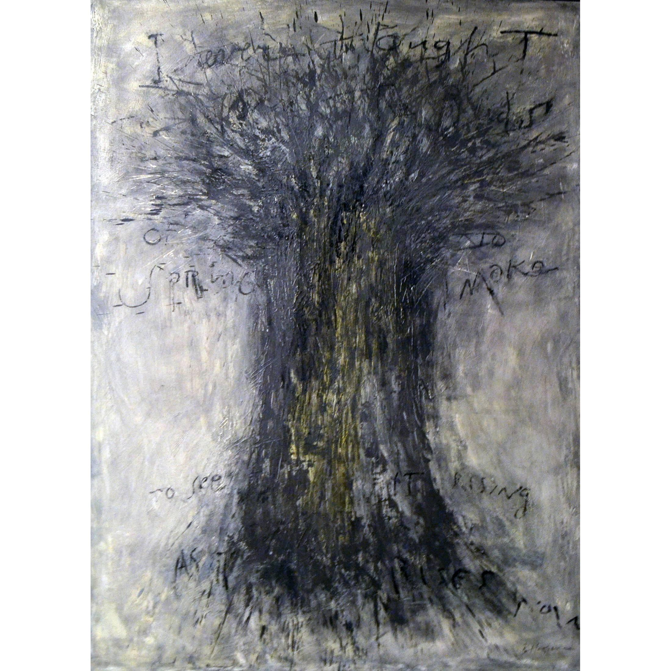 Abstract Painting Titled "Spring Tree" by Brian Hagiwara For Sale