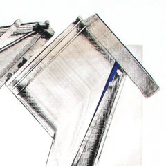 Abstract Painting Titled "Urban Exposure No 30" by Artist Philippe Chambon