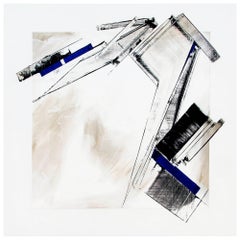Abstract Painting Titled "Urban Exposure No 30" by Artist Philippe Chambon