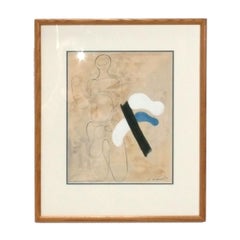 Abstrakte Gemälde von Norbert Lakemaker Original Kunst Mid Century Modern $550 eac