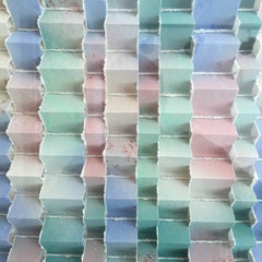 Abstract Paper Collage by Joanne Casey, Framed, 1988