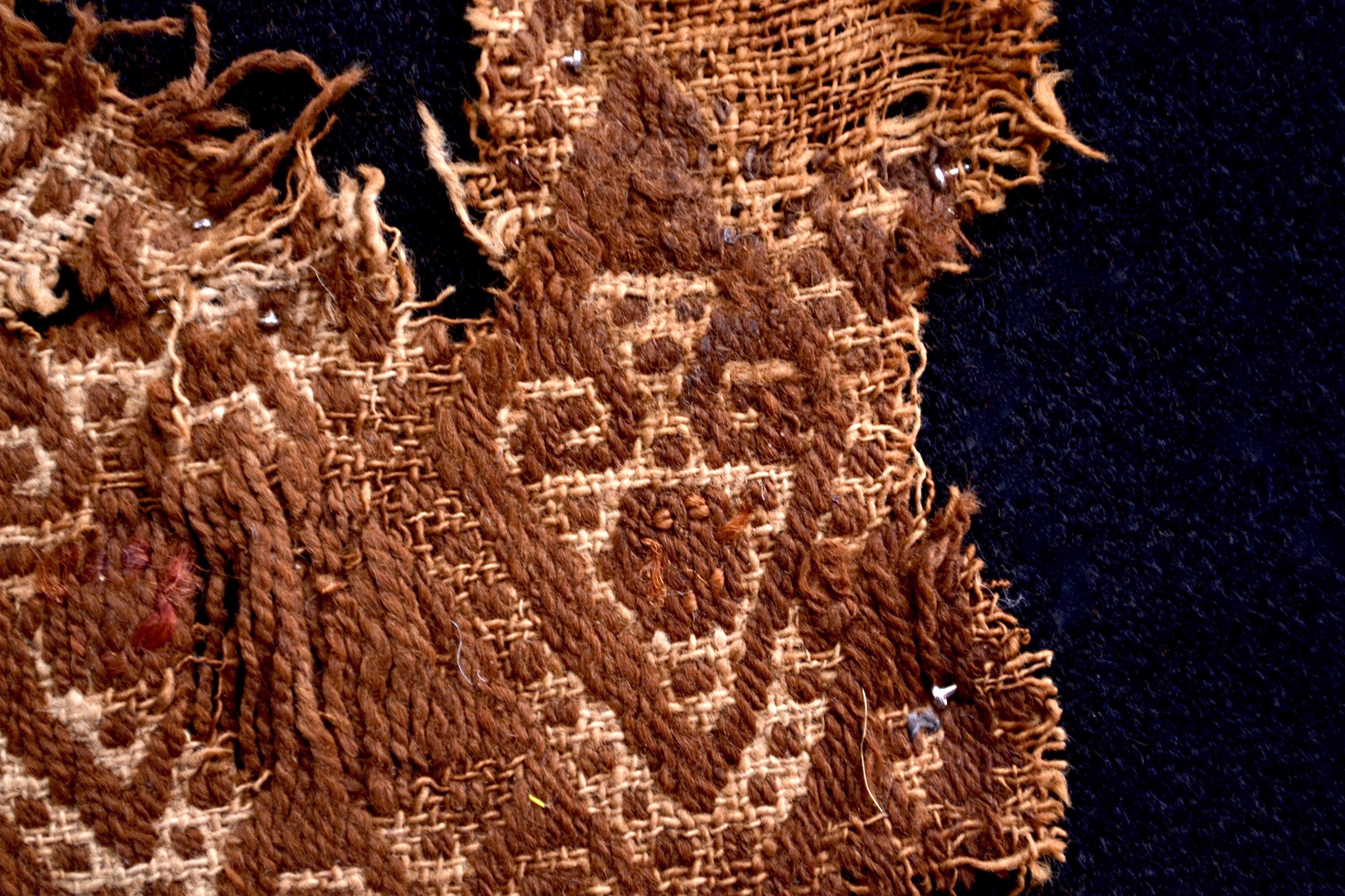 Pre-Columbian Abstract Paracas Precolumbian Textile, Peru, 1100-1400 AD, Ex Ferdinand Anton For Sale