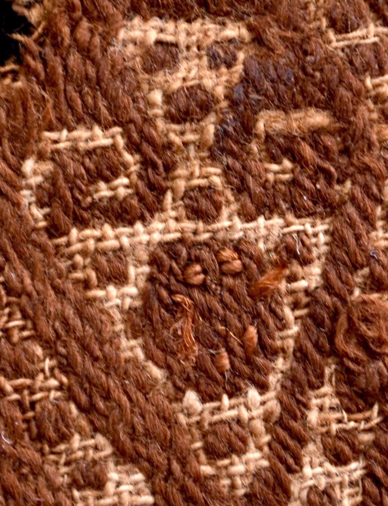 Hand-Woven Abstract Paracas Precolumbian Textile, Peru, 1100-1400 AD, Ex Ferdinand Anton For Sale