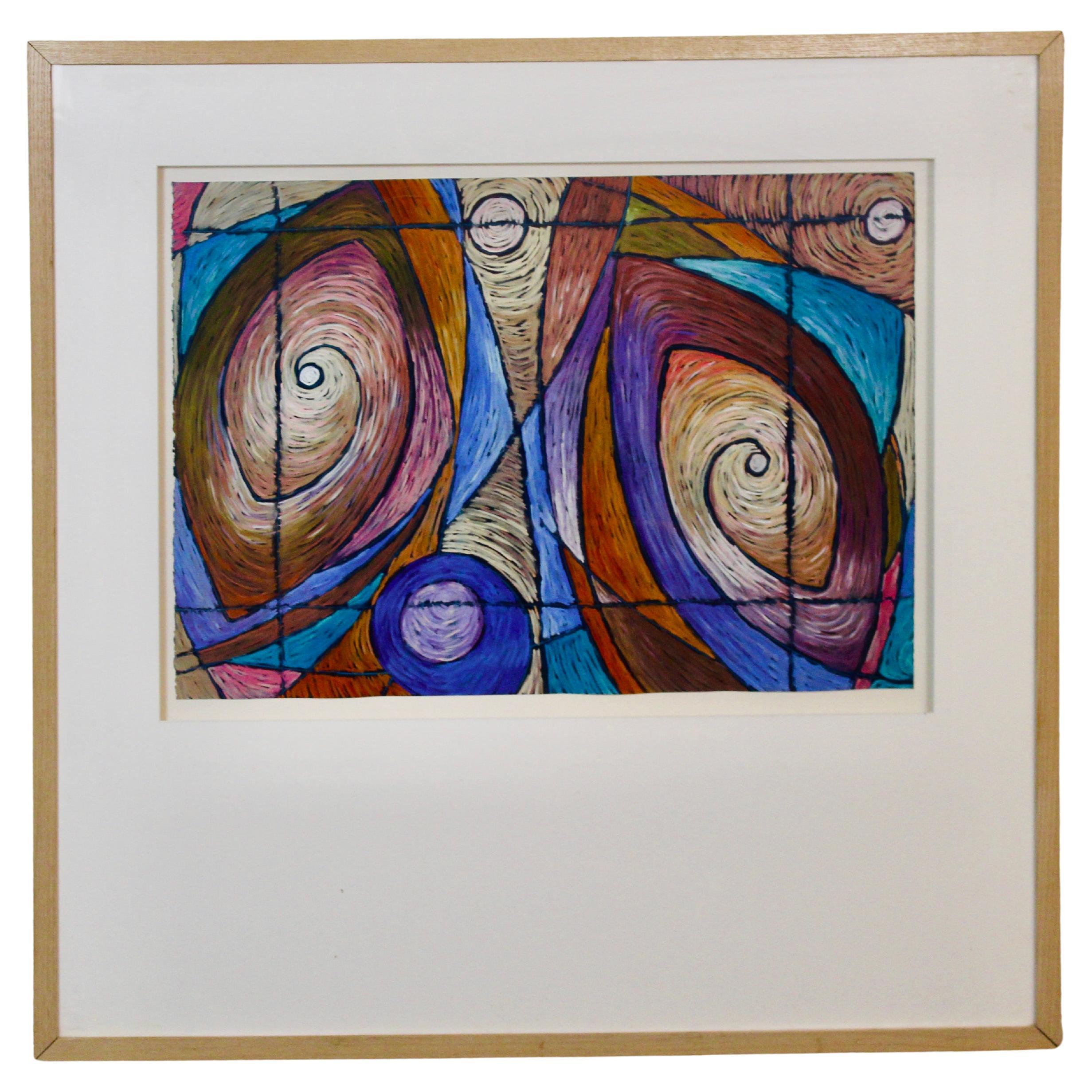 Abstract Pastel Art by Laura Pieper (1958)