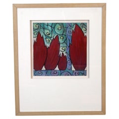 Abstrakte Pastellmalerei von Laura Pieper