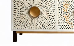 Abstrakte Pastell Polka Dot Media Konsole