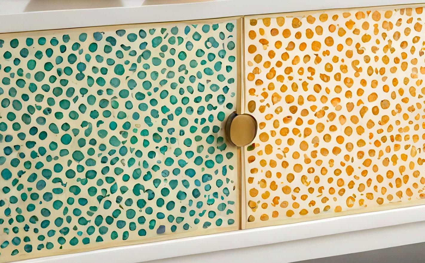 XXI secolo e contemporaneo Console multimediale astratta pastello Dot Dot Dot in vendita