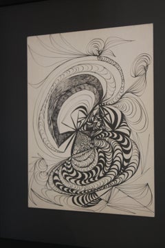 Abstract Pencil Painting