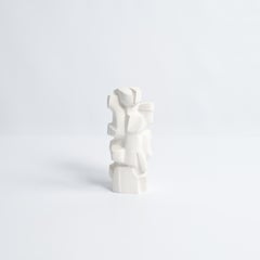 Escultura abstracta de escayola de Jan Keustermans