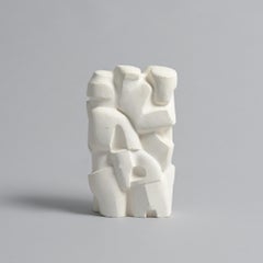 Escultura abstracta de escayola de Jan Keustermans