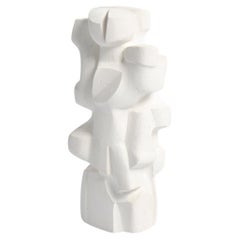 Escultura abstracta de escayola de Jan Keustermans