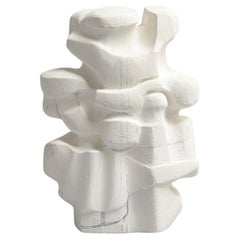 Escultura abstracta de escayola de Jan Keustermans