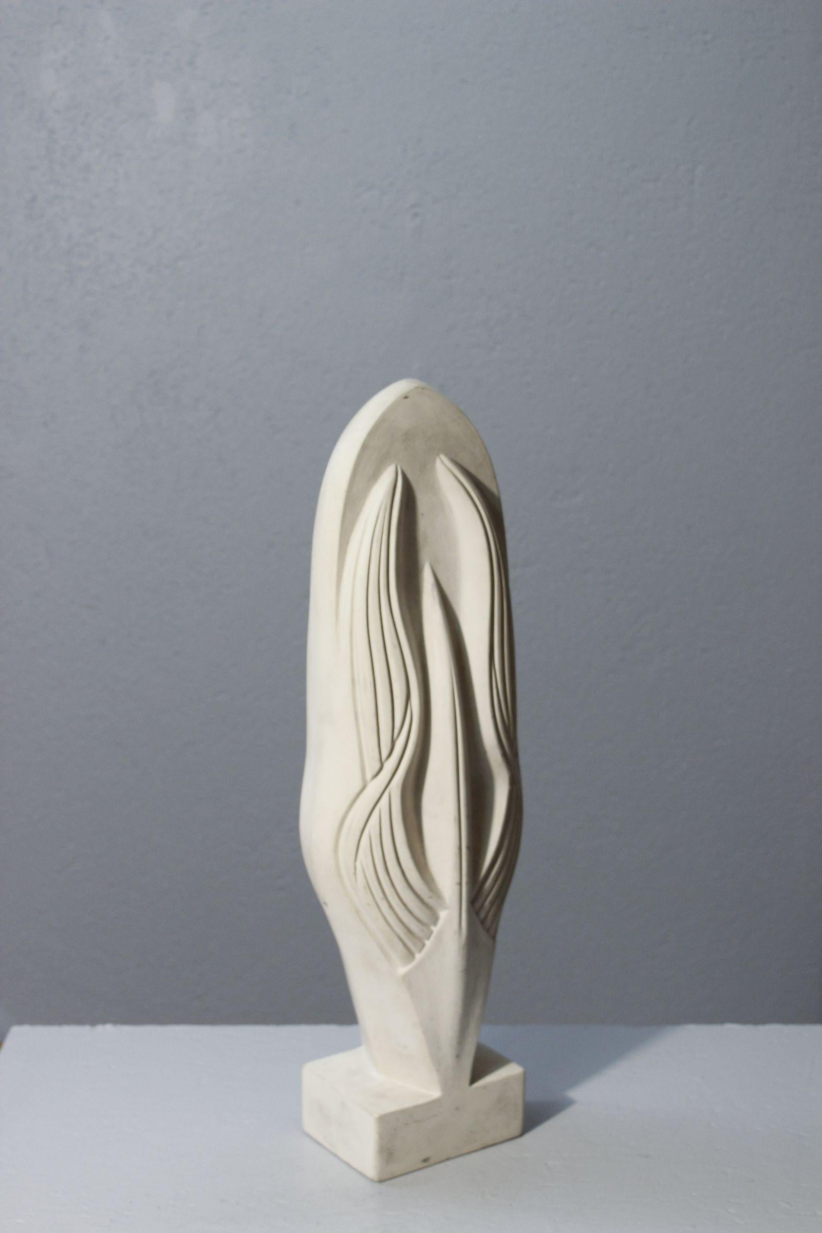 Francese Scultura astratta in gesso di Maxime Fillon (1920-2003) Francia anni '70 in vendita