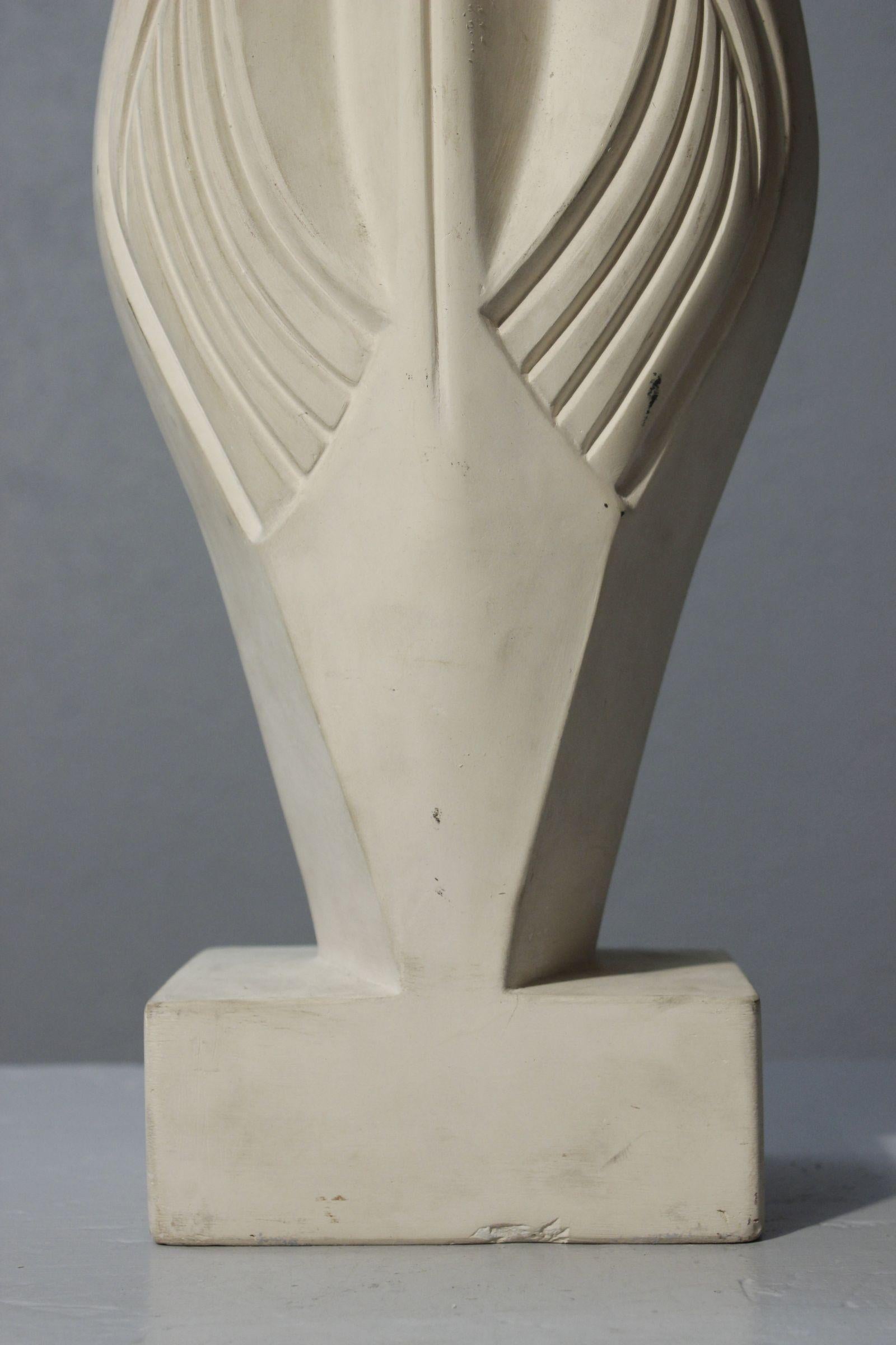 Fine XX secolo Scultura astratta in gesso di Maxime Fillon (1920-2003) Francia anni '70 in vendita