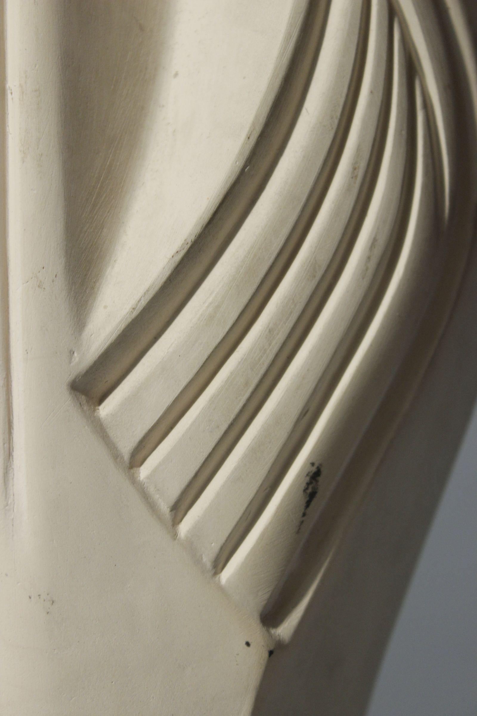 Scultura astratta in gesso di Maxime Fillon (1920-2003) Francia anni '70 in vendita 1