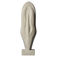 Abstract plaster sculpture by Maxime Fillon (1920-2003) France 1970s