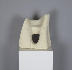 Abstrakte Gipsskulptur aus Gips