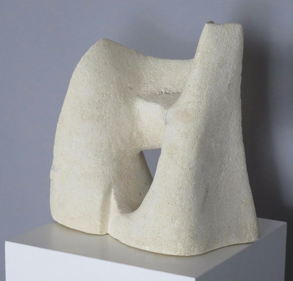 Dutch Abstract Plaster Sculpture For Sale