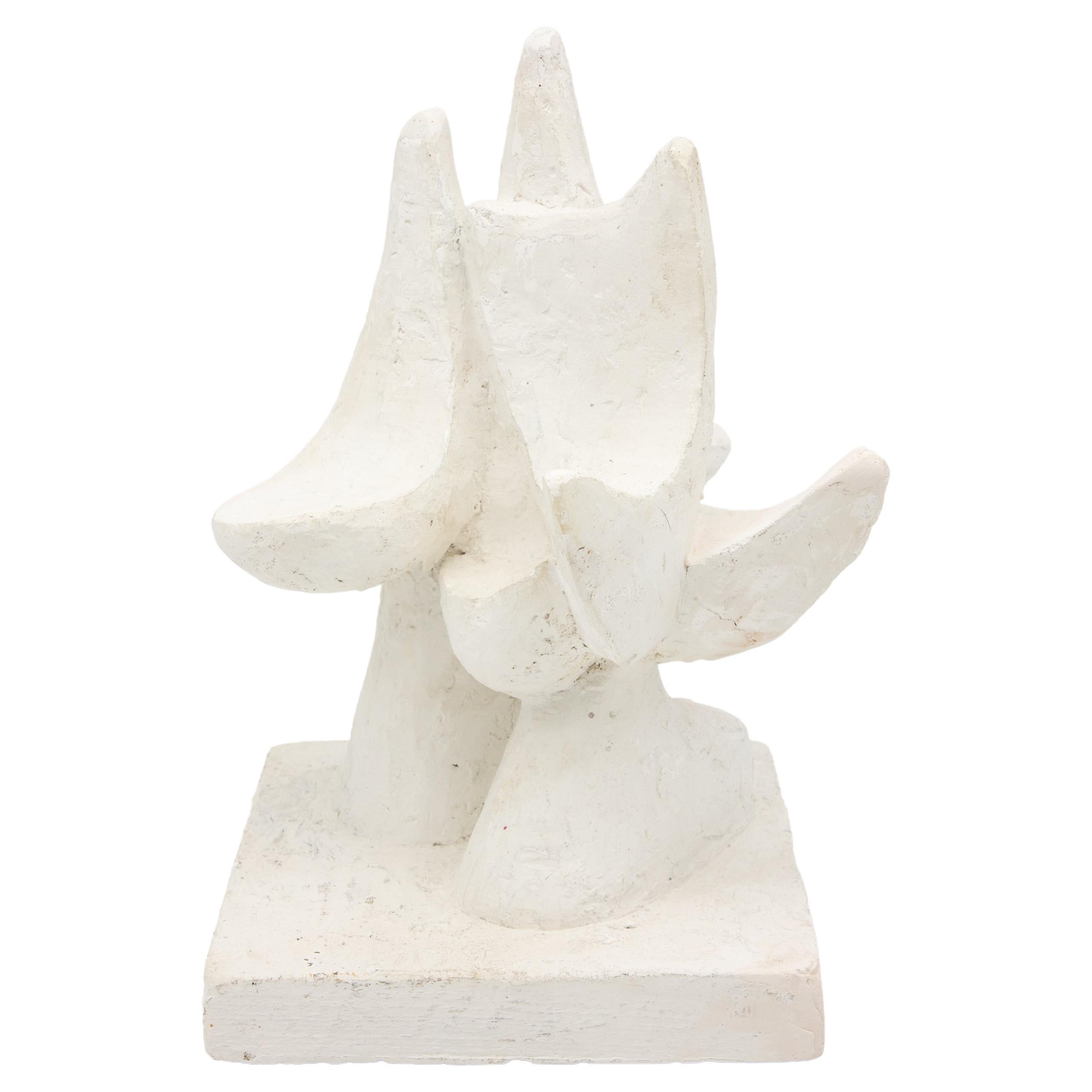 Abstract Plastered Statue For Sale