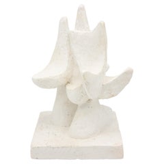Vintage Abstract Plastered Statue