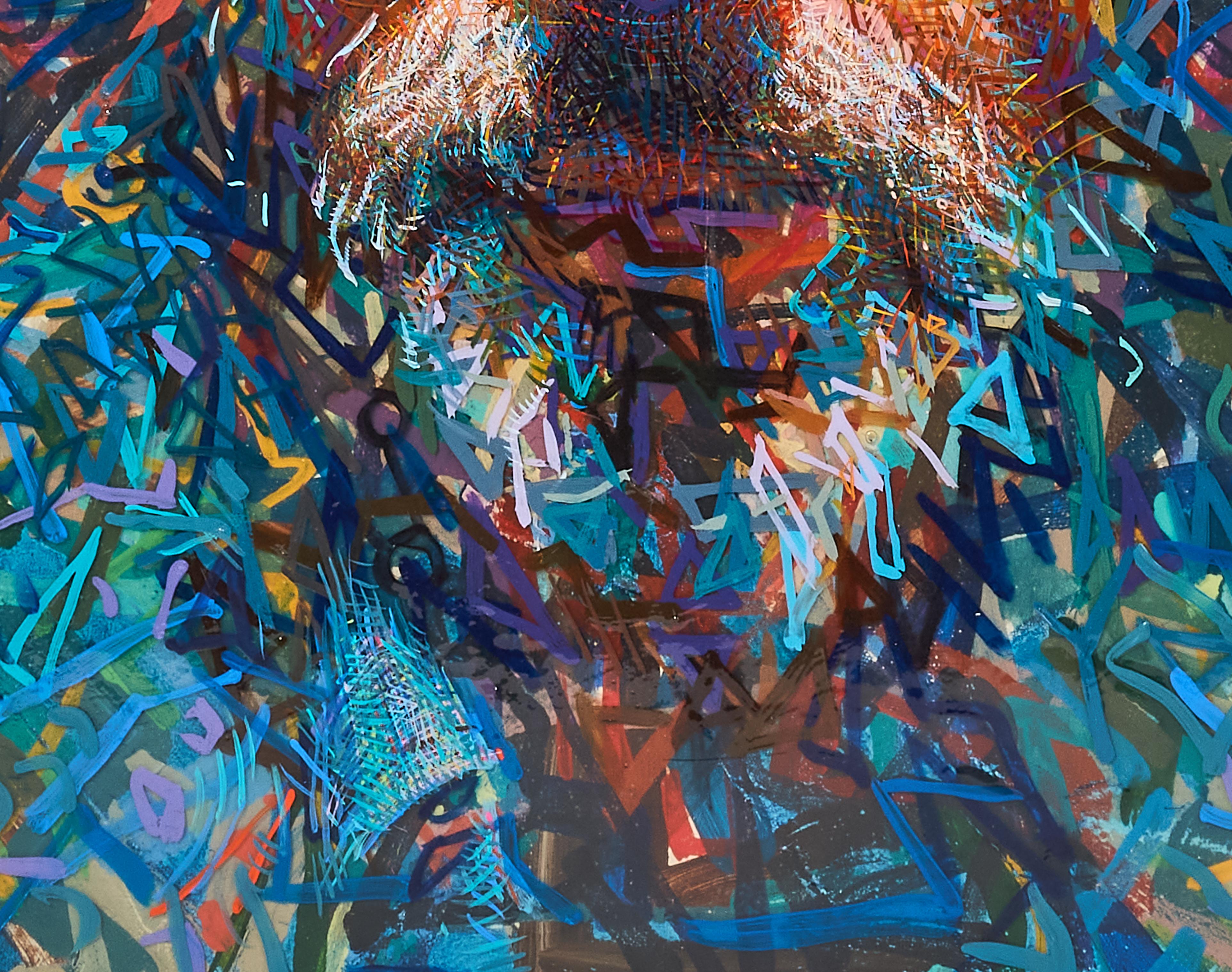 Painted Abstract Portrait 