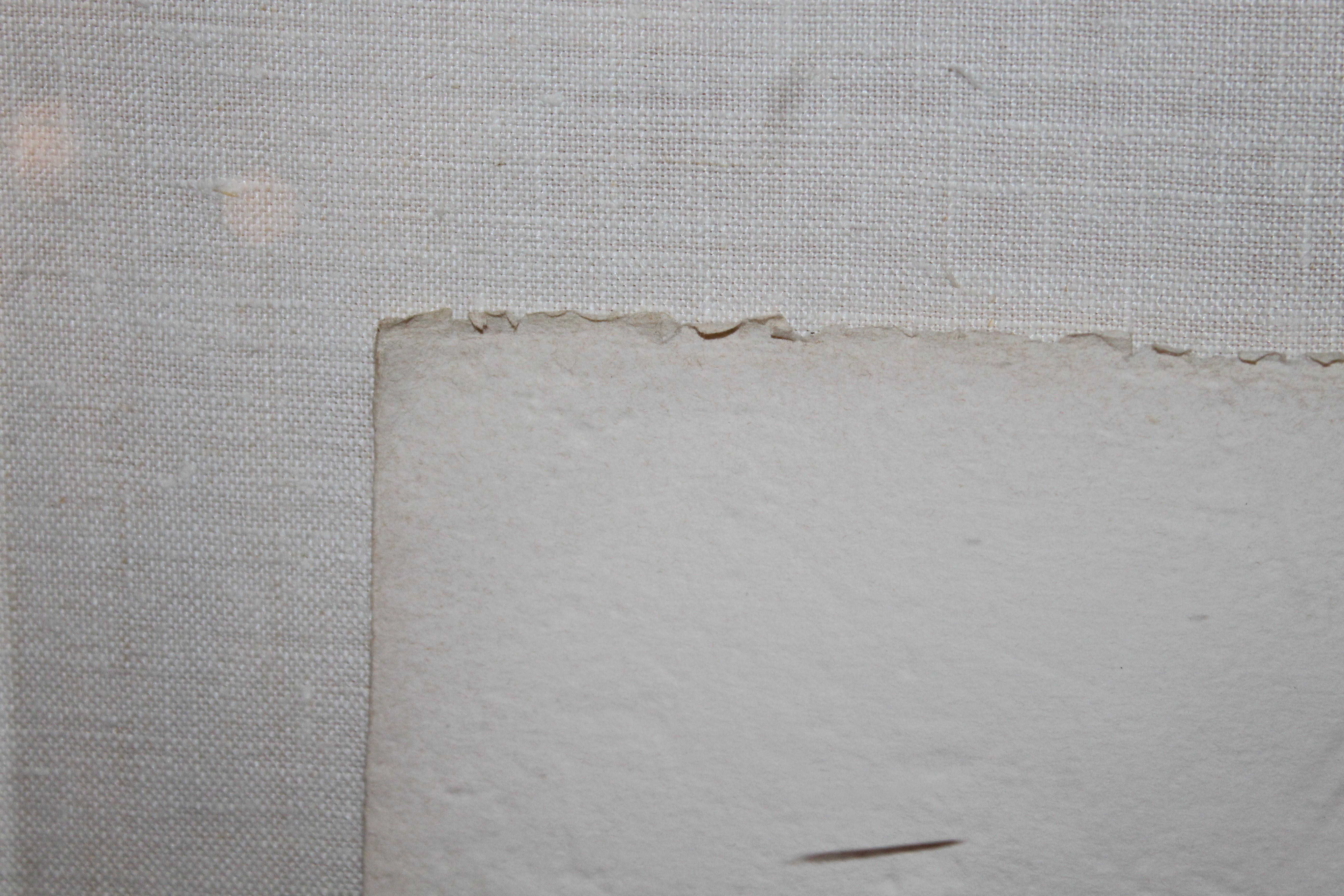 Gravure abstraite enfermée dans un étui en plastique par Luis Mazzora en vente 1