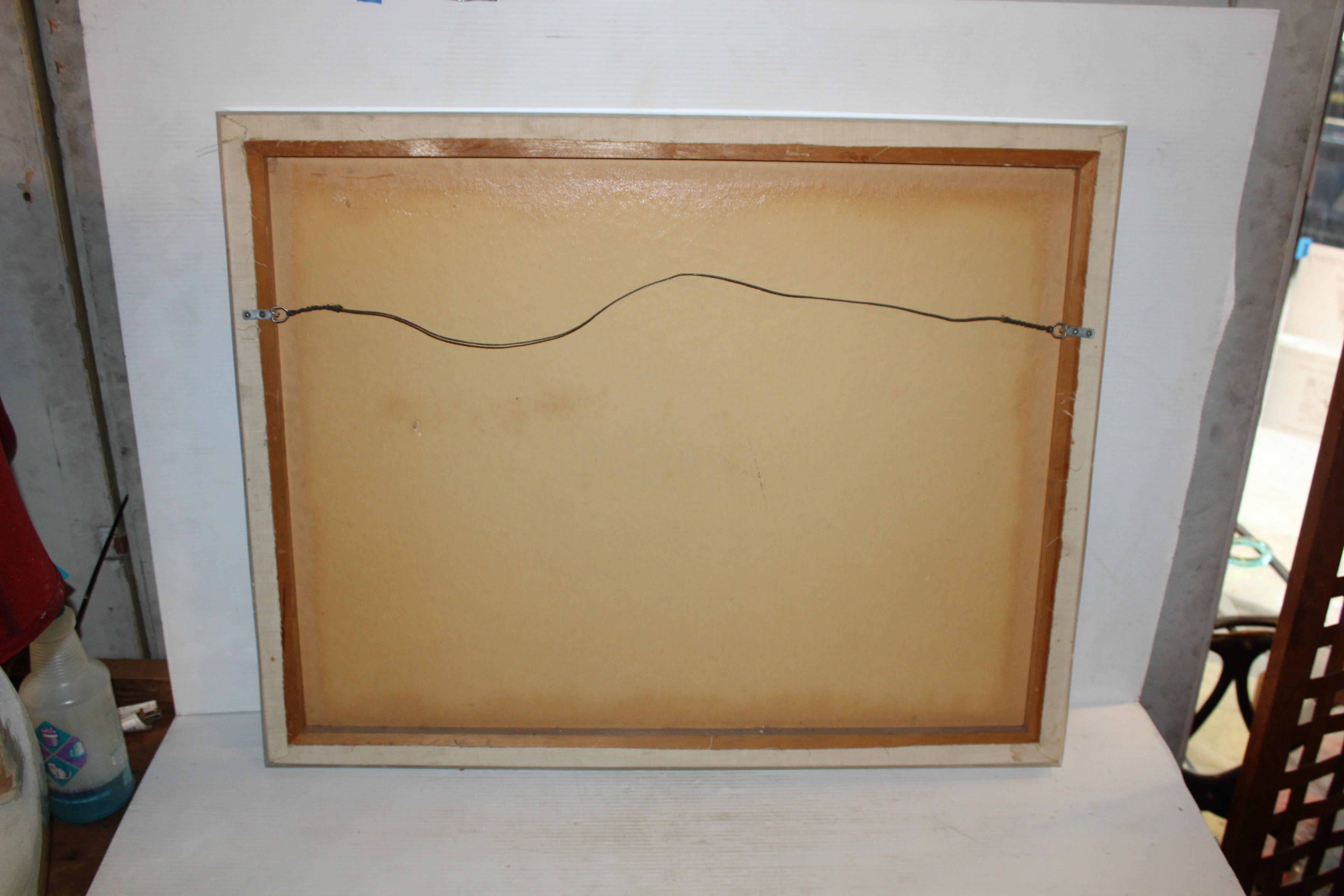 Gravure abstraite enfermée dans un étui en plastique par Luis Mazzora en vente 4