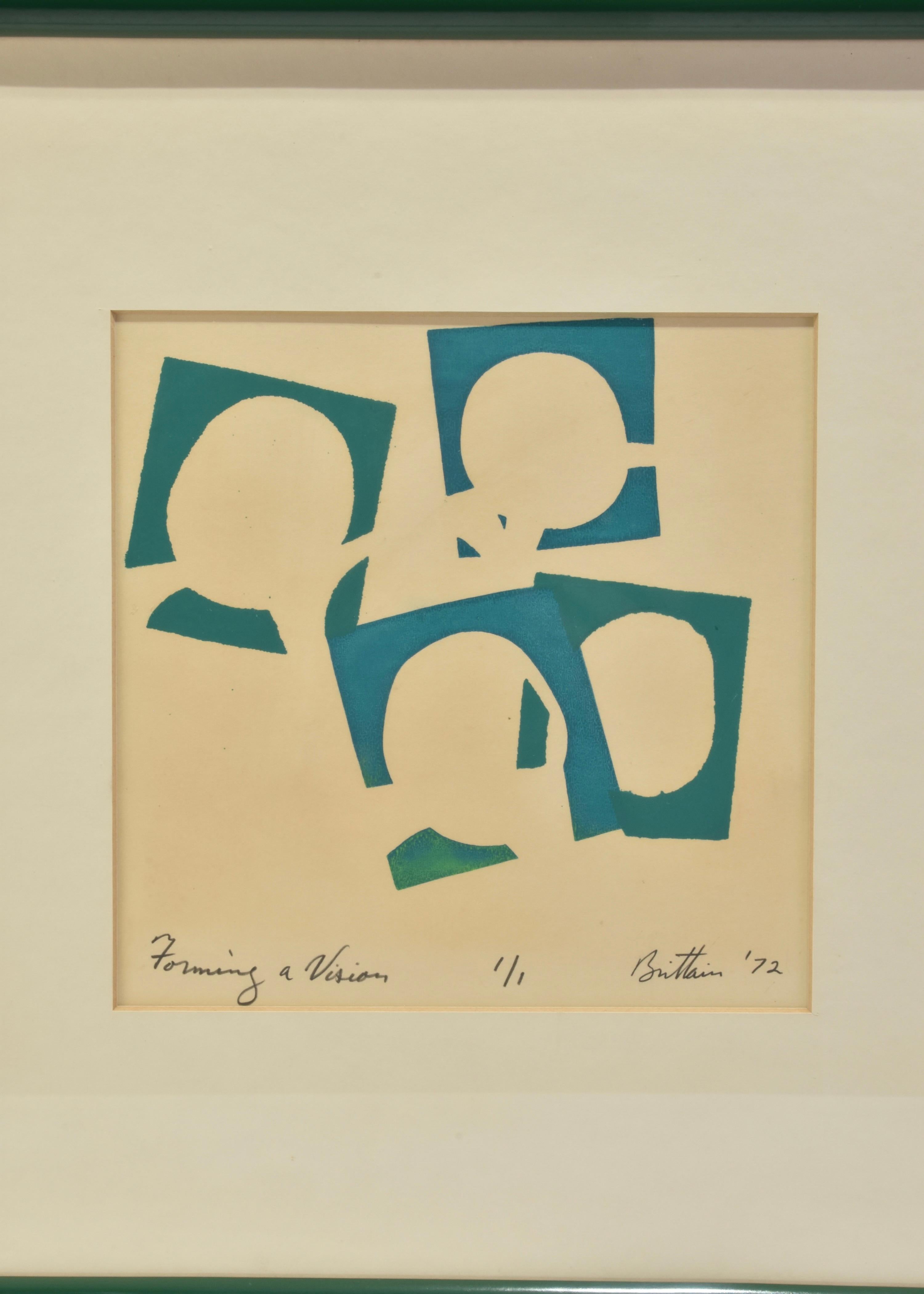Abstract Print, Framed en Bueno estado para la venta en Richmond, VA