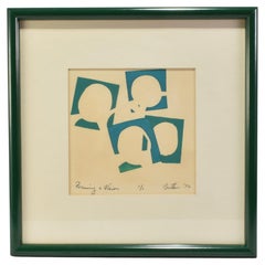 Abstract Print, Framed
