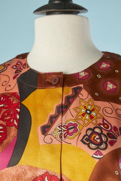 Abstract printed silk shirt Escada by Margaretha Ley