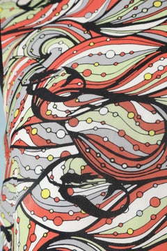 Abstract printed sleeveless silk  dress M Missoni