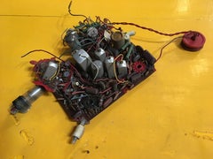 Abstract "Radio Tronics" Artography Lrg Mixed Media Sculpture by Pasqual Bettio