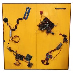 « Radio Tronics » - Artographie abstraite - Sculpture en techniques mixtes Lrg de Pasqual Bettio