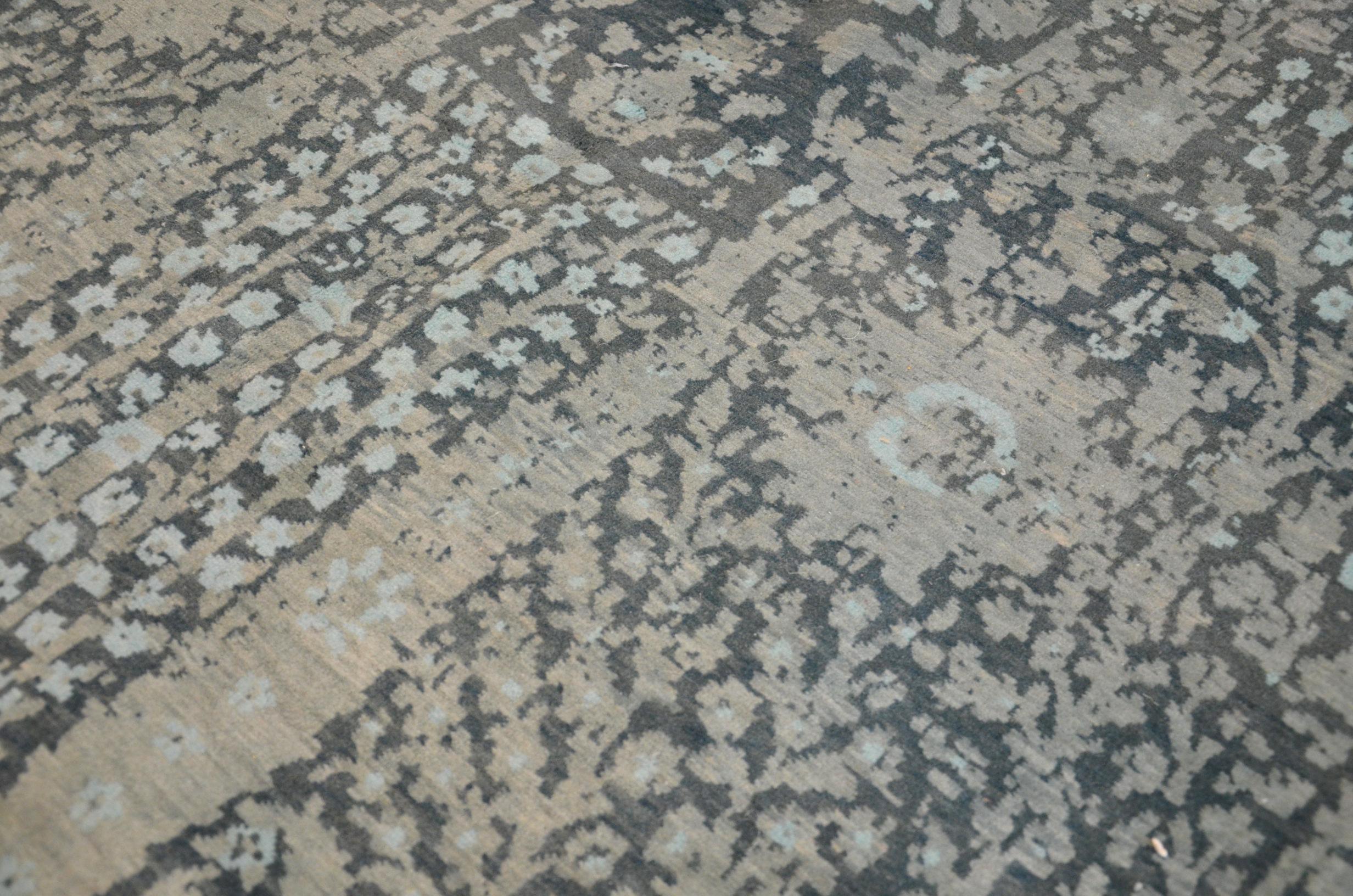 Abstrakter Teppich. Persischer Bidjar. Wolle und Seide Design. 2,90 x 1,80 m. (Handgeknüpft) im Angebot