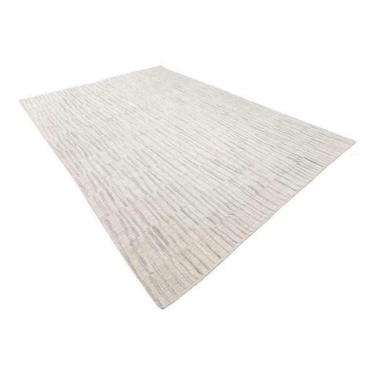 Abstract Rug, White and Gray Design at 1stDibs white abstract rug