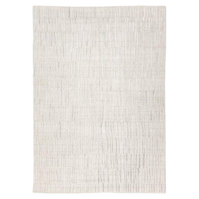 Abstract Rug White And Gray Design For Sale At 1stdibs