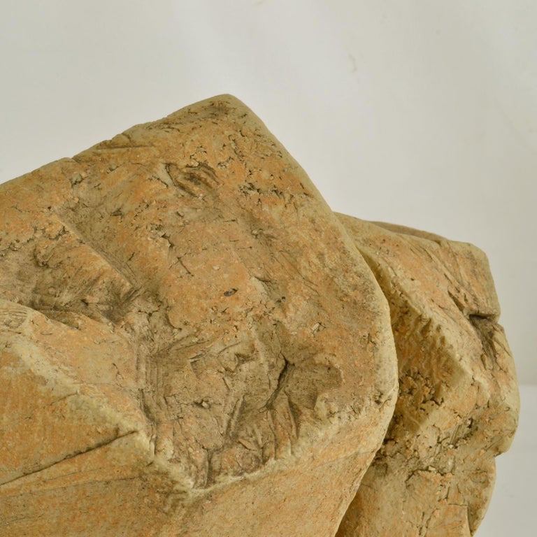 Abstract Sand Color Ceramic Sculpture by Bryan Blow For Sale at 1stDibs