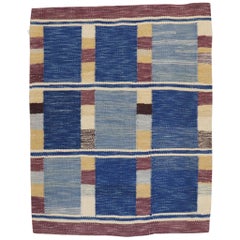 Zabihi Collection Abstract Scandinavian Kilim