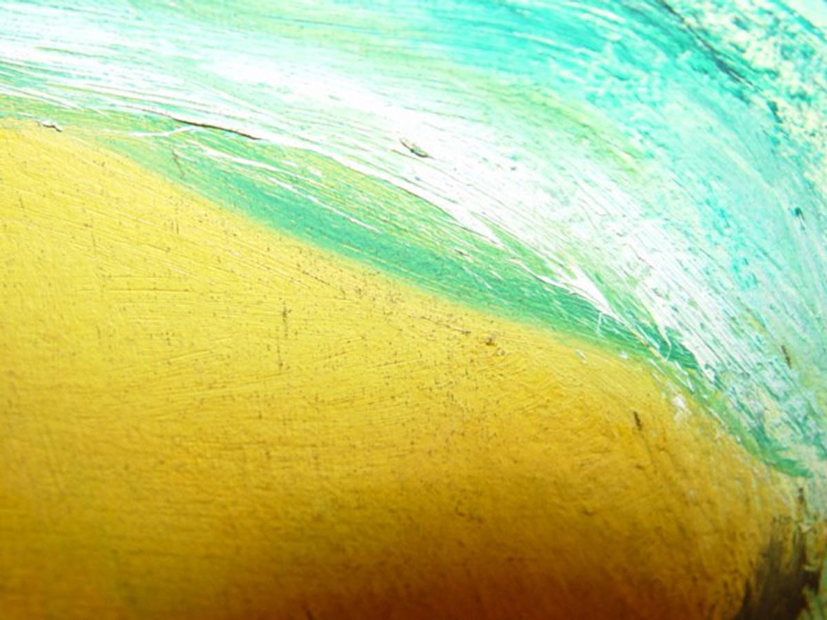 Pittura astratta su schermo Cascata di Lenn Kanenson in vendita 4