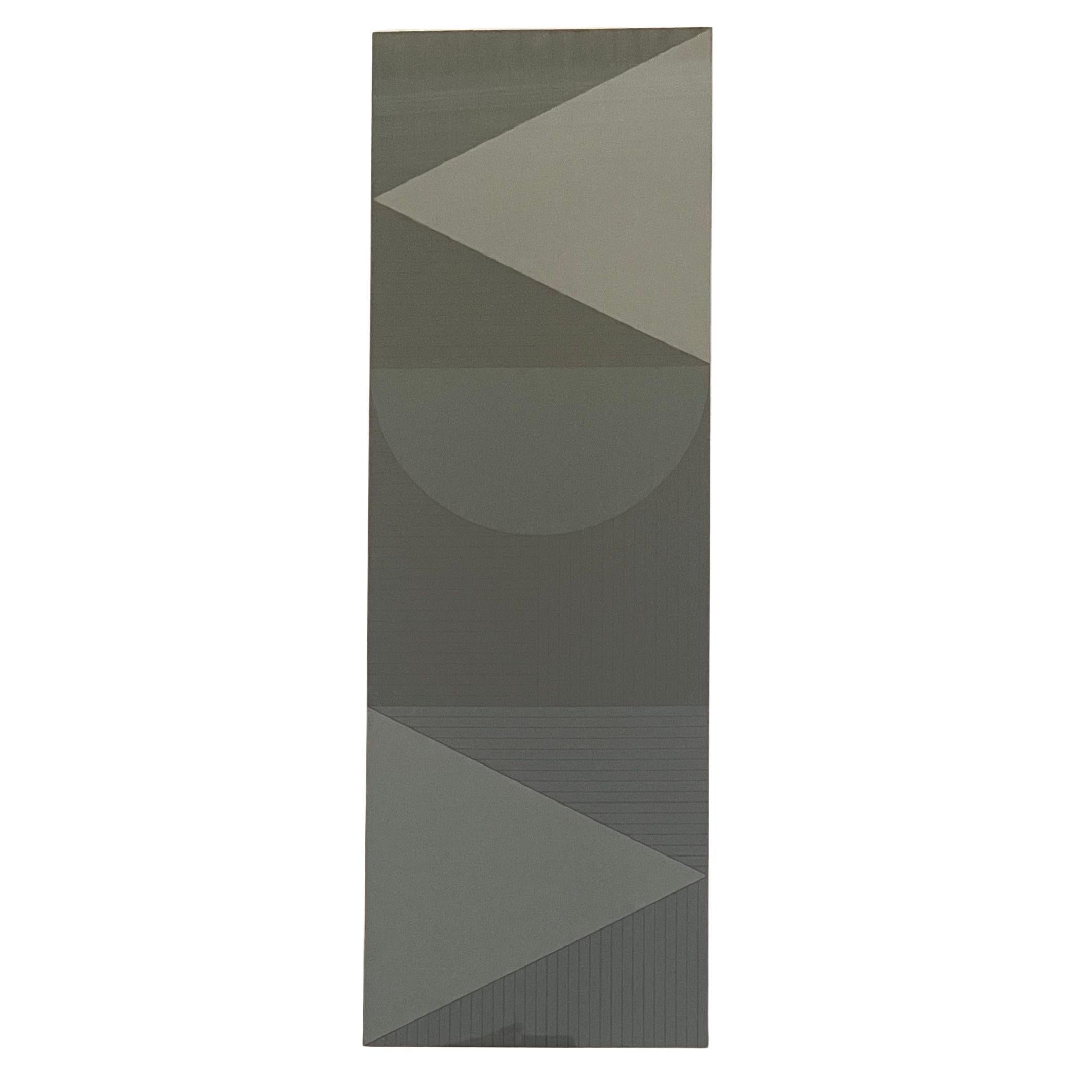 Abstract Screen Print Entitled 