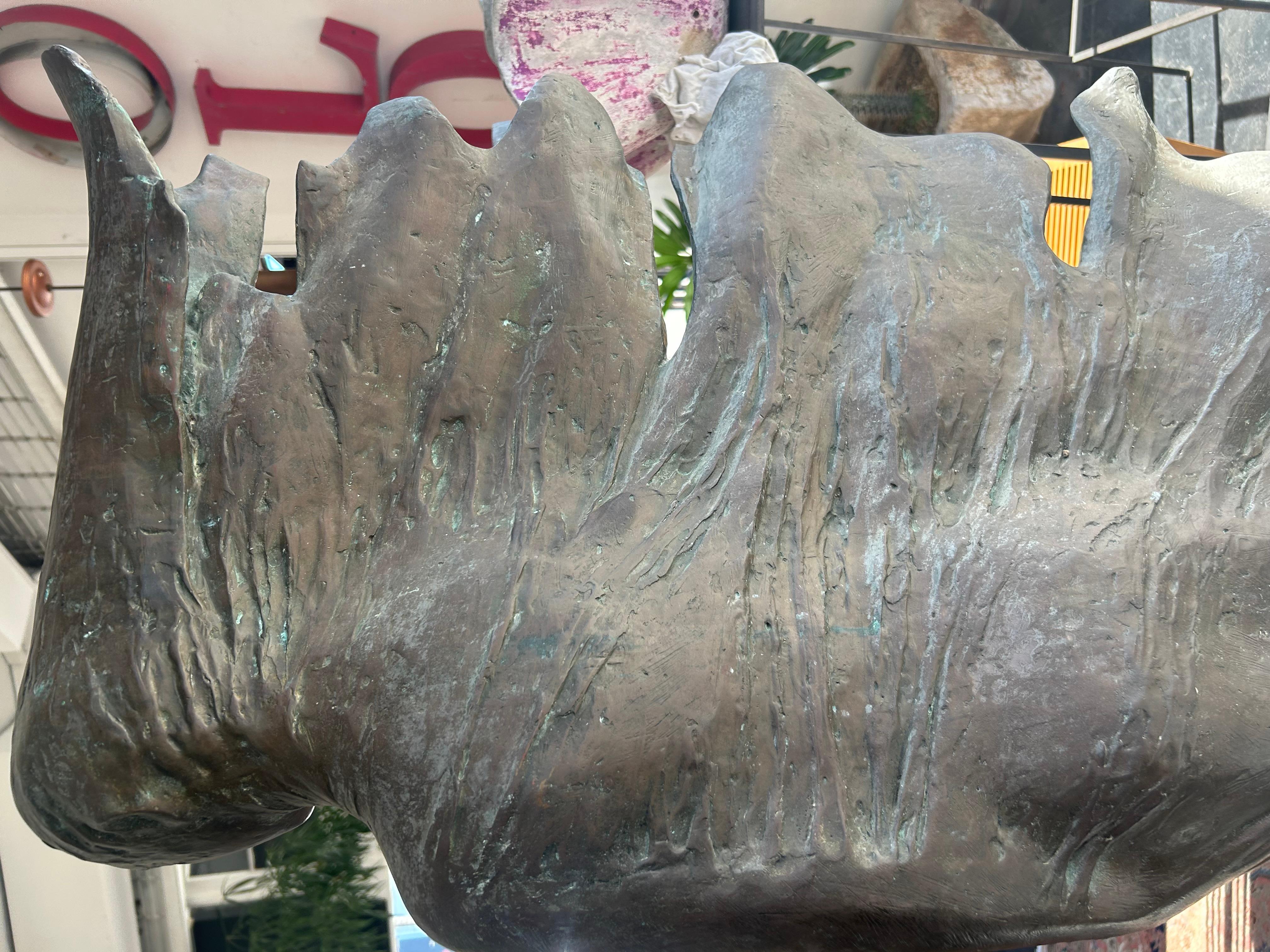 Abstrakte Skulptur von Barbara Hult Lekberg (1925-2018): Sea Wind II im Angebot 4