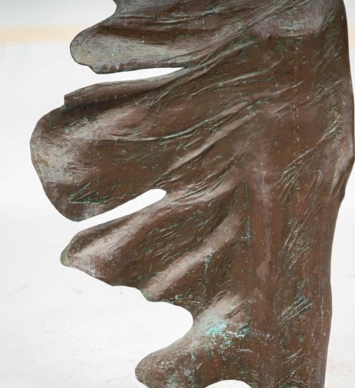 Abstrakte Skulptur von Barbara Hult Lekberg (1925-2018): Sea Wind II (Moderne der Mitte des Jahrhunderts) im Angebot