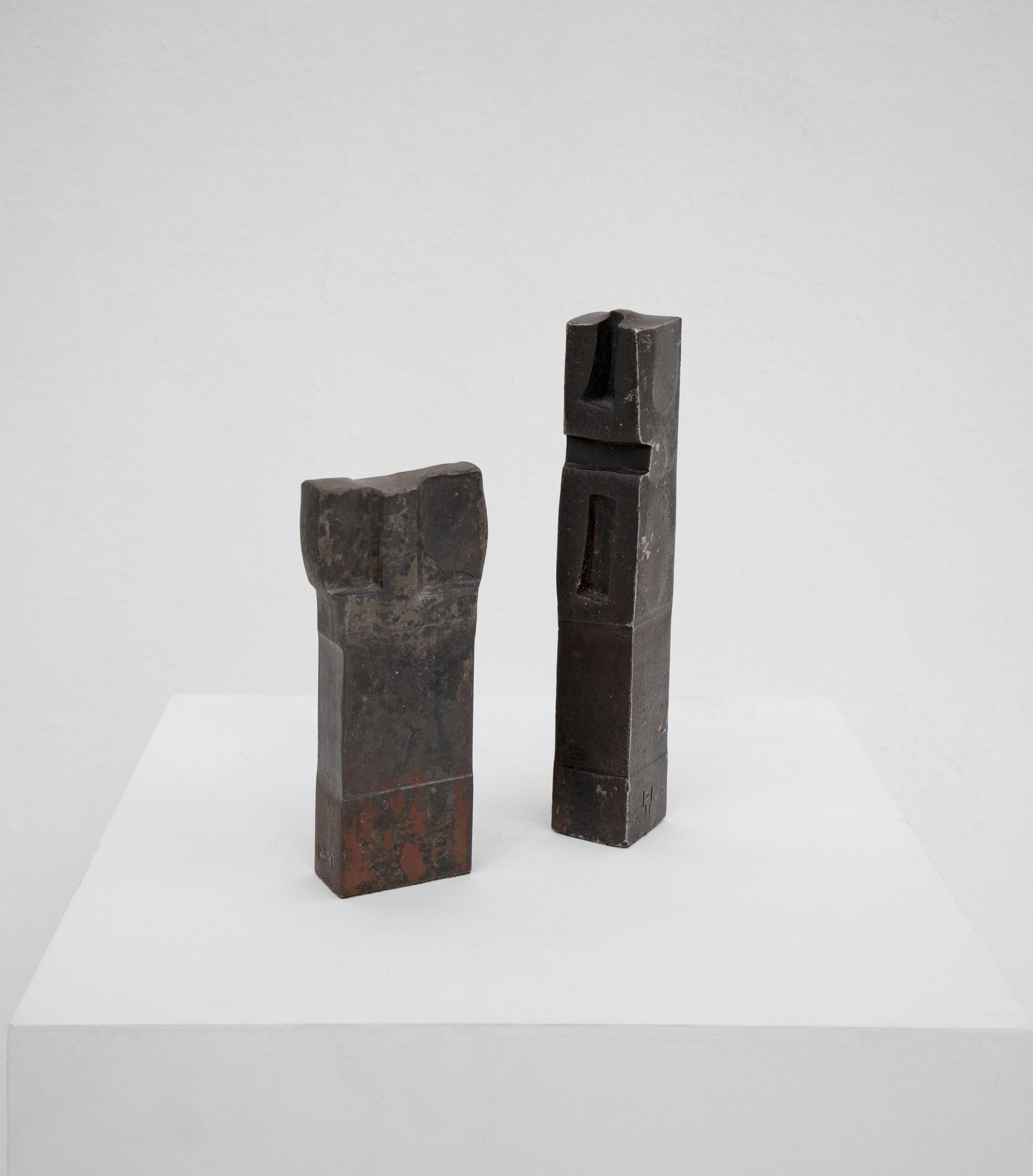 Abstrakte Skulptur von Hannes Meinhard (1937-2016) (Geschmiedet) im Angebot